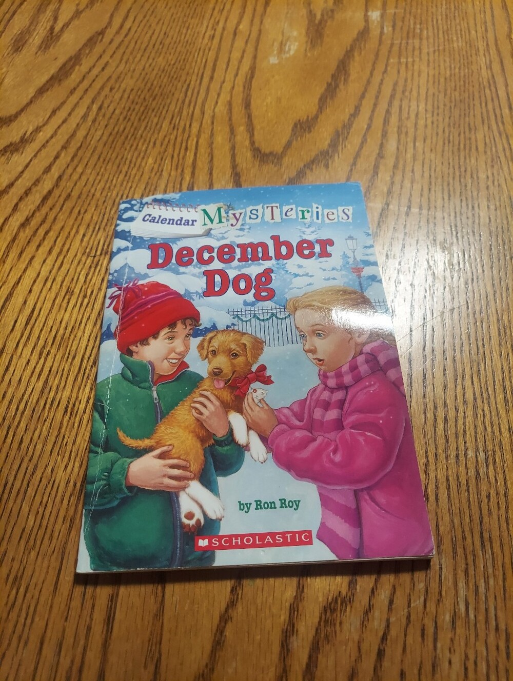Calendar Mysteries December Dog Ron Roy Paperback Chapter Book Scholastic Kids